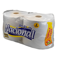 PAPEL TOALLA ROLLO NATURAL - NACIONAL / 1 X200 MTS
