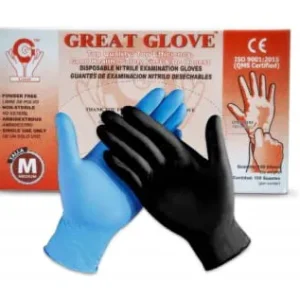 GUANTES DE NITRILO AZUL / 1X50 PARES ¨M¨