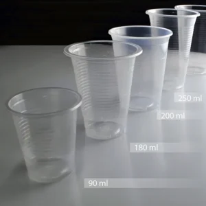 VASO PLASTICO 250 ML / 1X100 UND