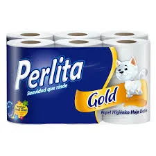 PAPEL HIGIENICO PERLITA GOLD / 1X 48 UND