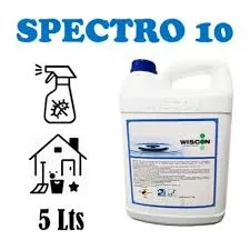SPECTRO 10  / DESINF. C/ AMONIO CUATERNARIO /WISCON / 5 LTS