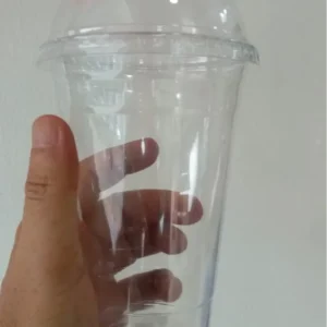 VASO C/TAPA  DOMO PET   16 Oz / 1X50 UND