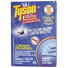 REPUESTO TABLETAS REPELENTE MOSQUITOS TYSON / 1X12 UND