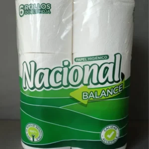 PAPEL HIGIENICO NACIONAL  BALANCE / ROLLO/ HOJA DOBLE / 1x48x20  Mts