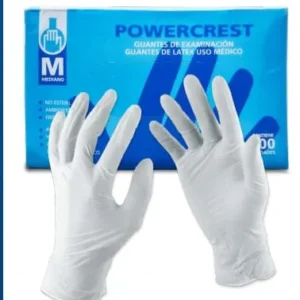 GUANTES DE LATEX BLANCO / 1X50 PARES ¨M¨
