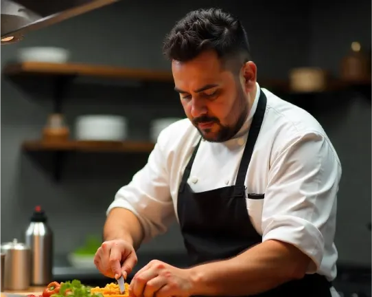 chef cocinando cocina